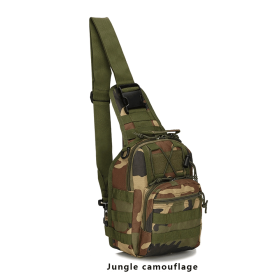 Edc Shoulder Bag - Tactical Chest Sling Bag (5 Liter) (Product Color: Jungle Camo)