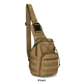 Edc Shoulder Bag - Tactical Chest Sling Bag (5 Liter) (Product Color: Khaki)